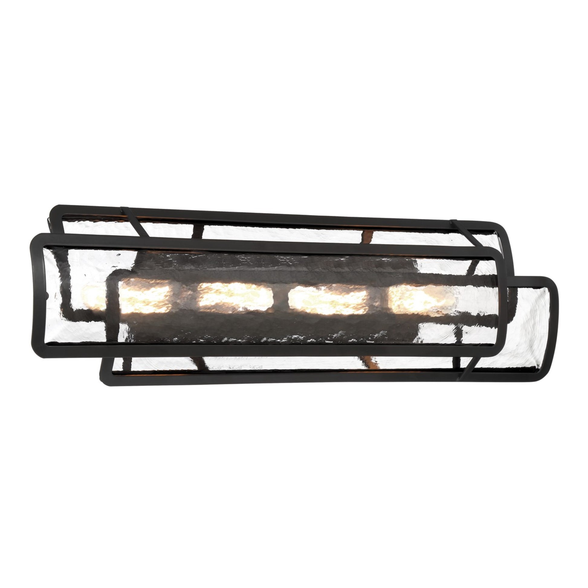Bella Collina 30" 4-Light Bath Vanity, Coal Finish - Bees Lighting
