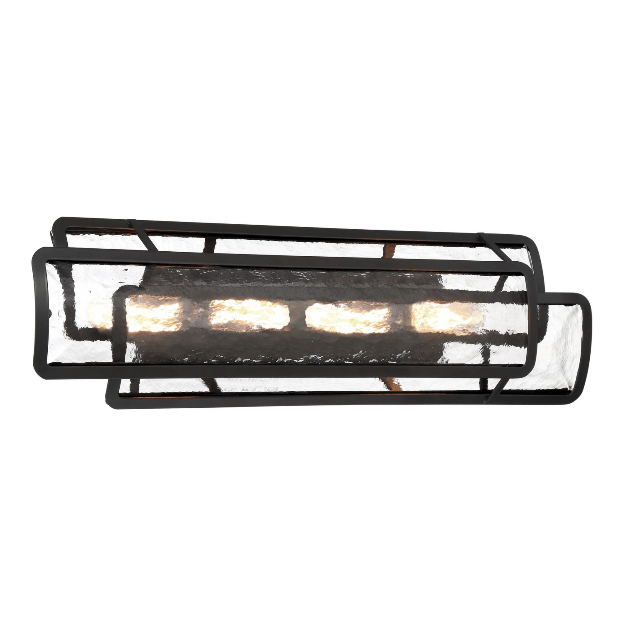 Bella Collina 30" 4-Light Bath Vanity, Coal Finish - Bees Lighting