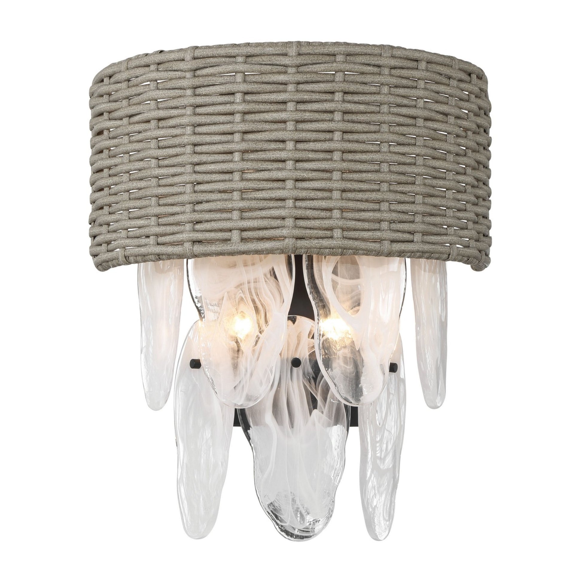 Breakers Isle 19" 4-Light Wall Sconce, Coal Finish - Bees Lighting