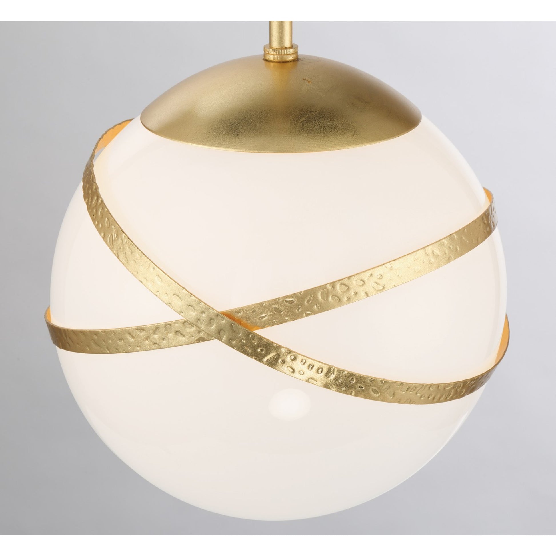 Batignolles 10" Mini Pendant, Spring Gold Leaf Finish - Bees Lighting