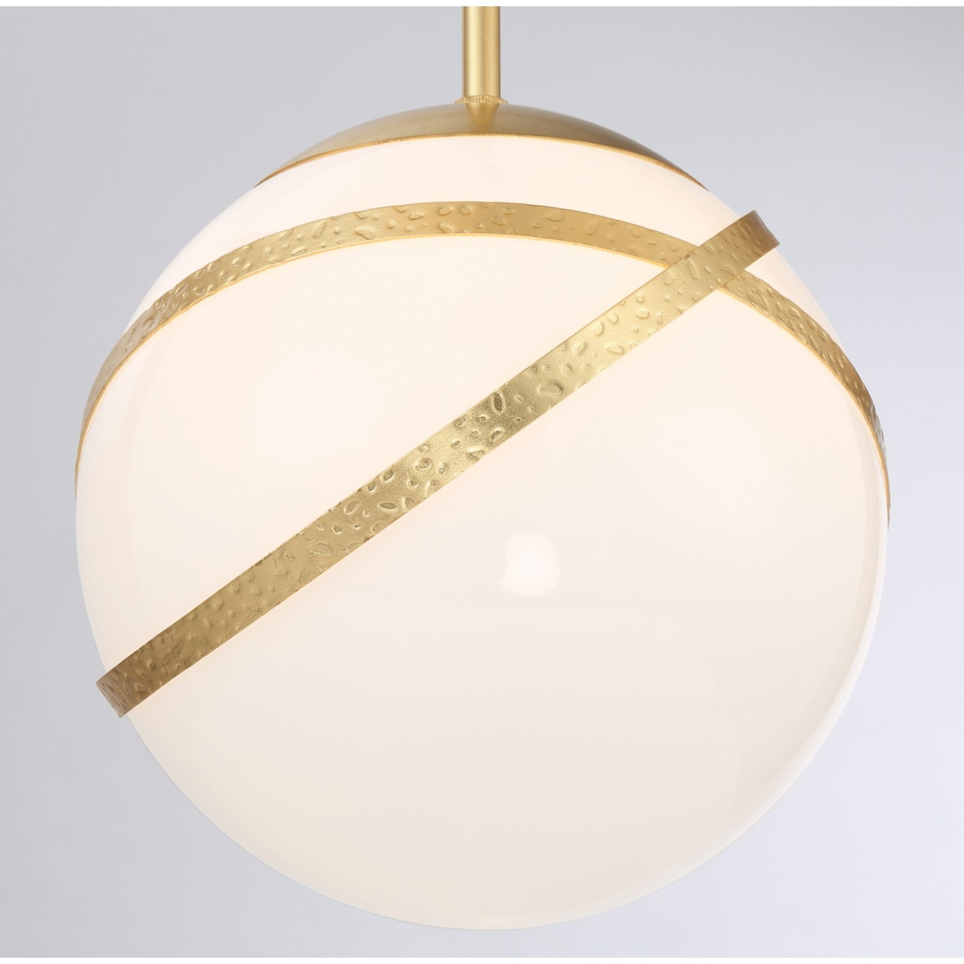 Batignolles 25" 3-Light Pendant, Spring Gold Leaf Finish - Bees Lighting