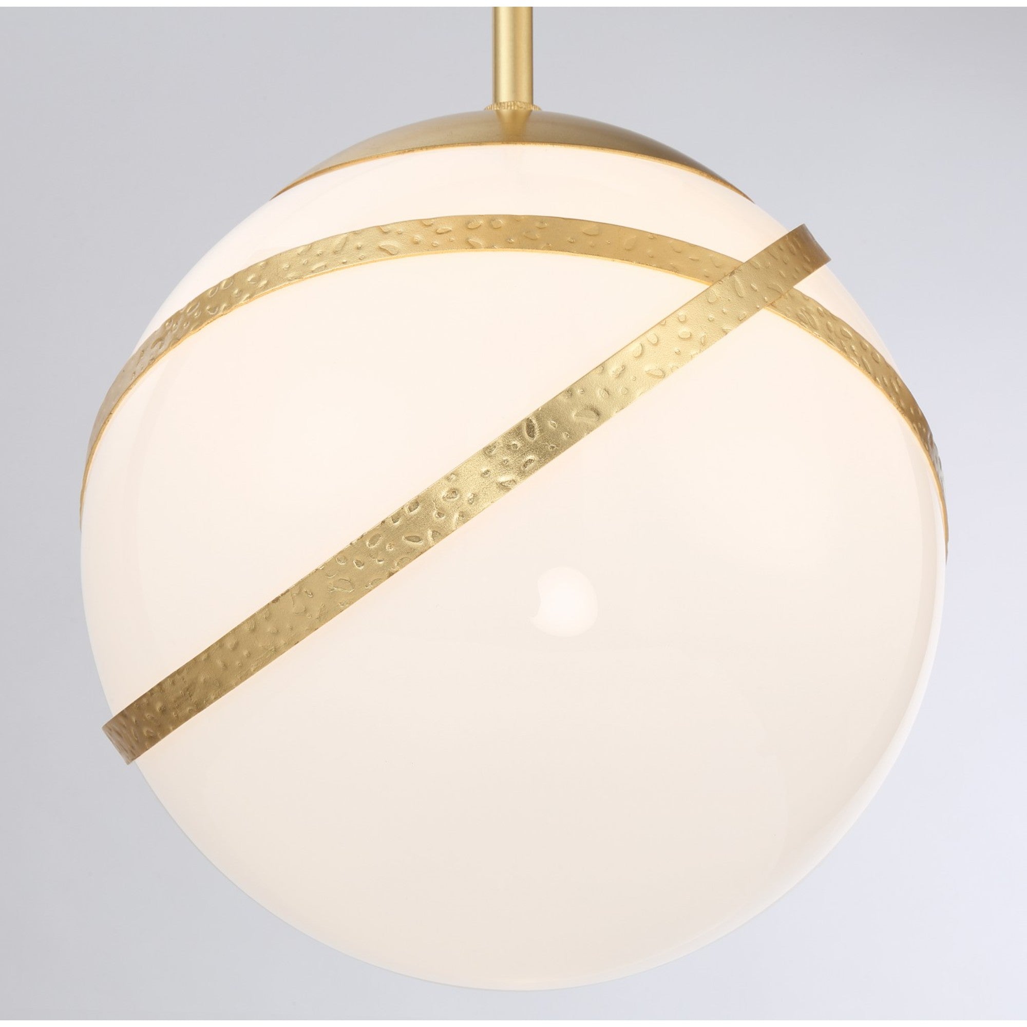 Batignolles 25" 3-Light Pendant, Spring Gold Leaf Finish - Bees Lighting