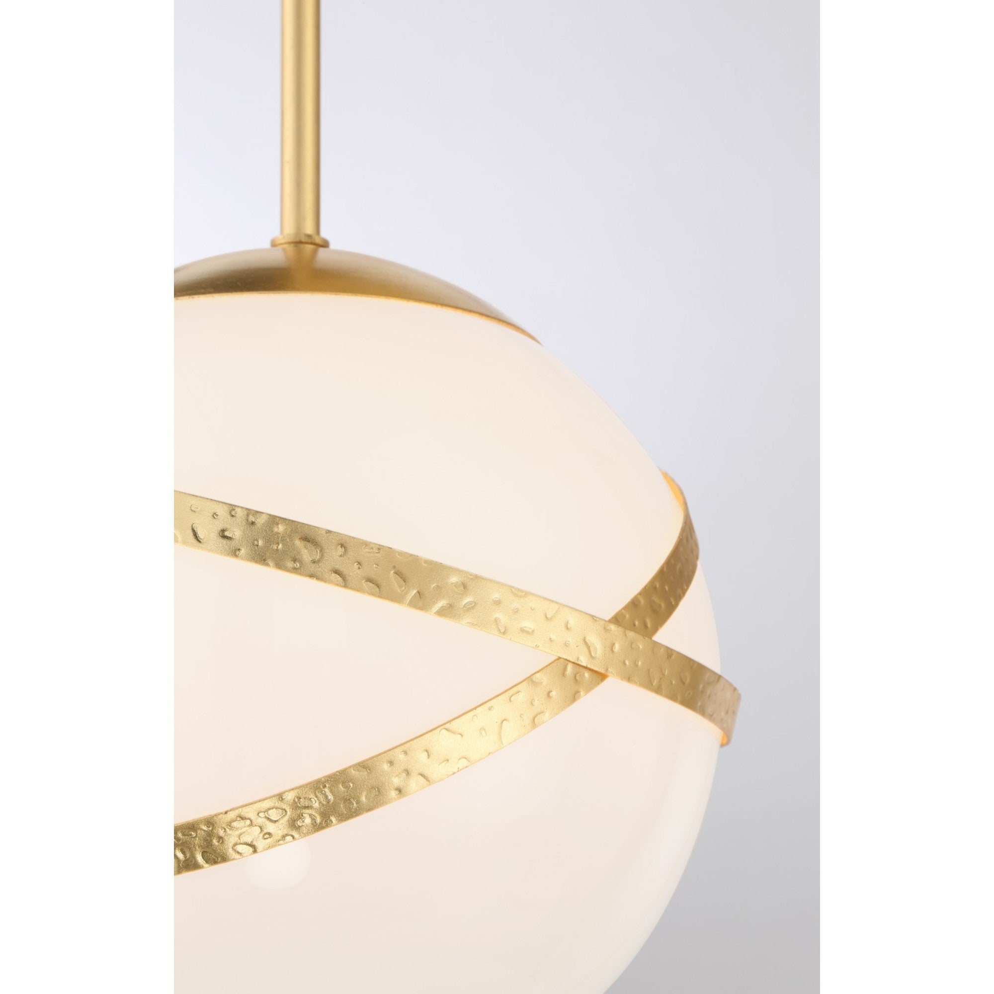 Batignolles 25" 3-Light Pendant, Spring Gold Leaf Finish - Bees Lighting