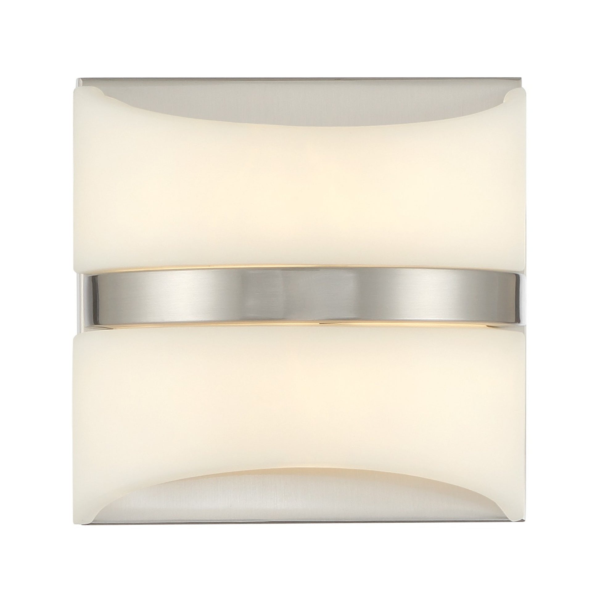 Velaux 7" LED Wall Sconce, Brushed Nickel Finish - Bees Lighting