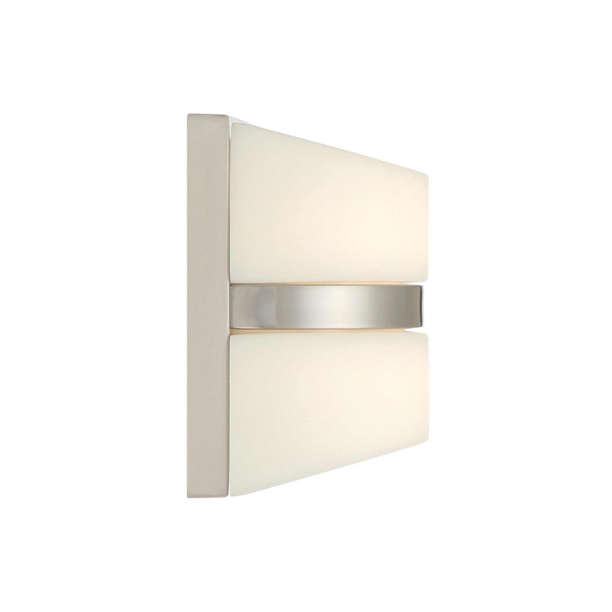 Velaux 7" LED Wall Sconce, Brushed Nickel Finish - Bees Lighting
