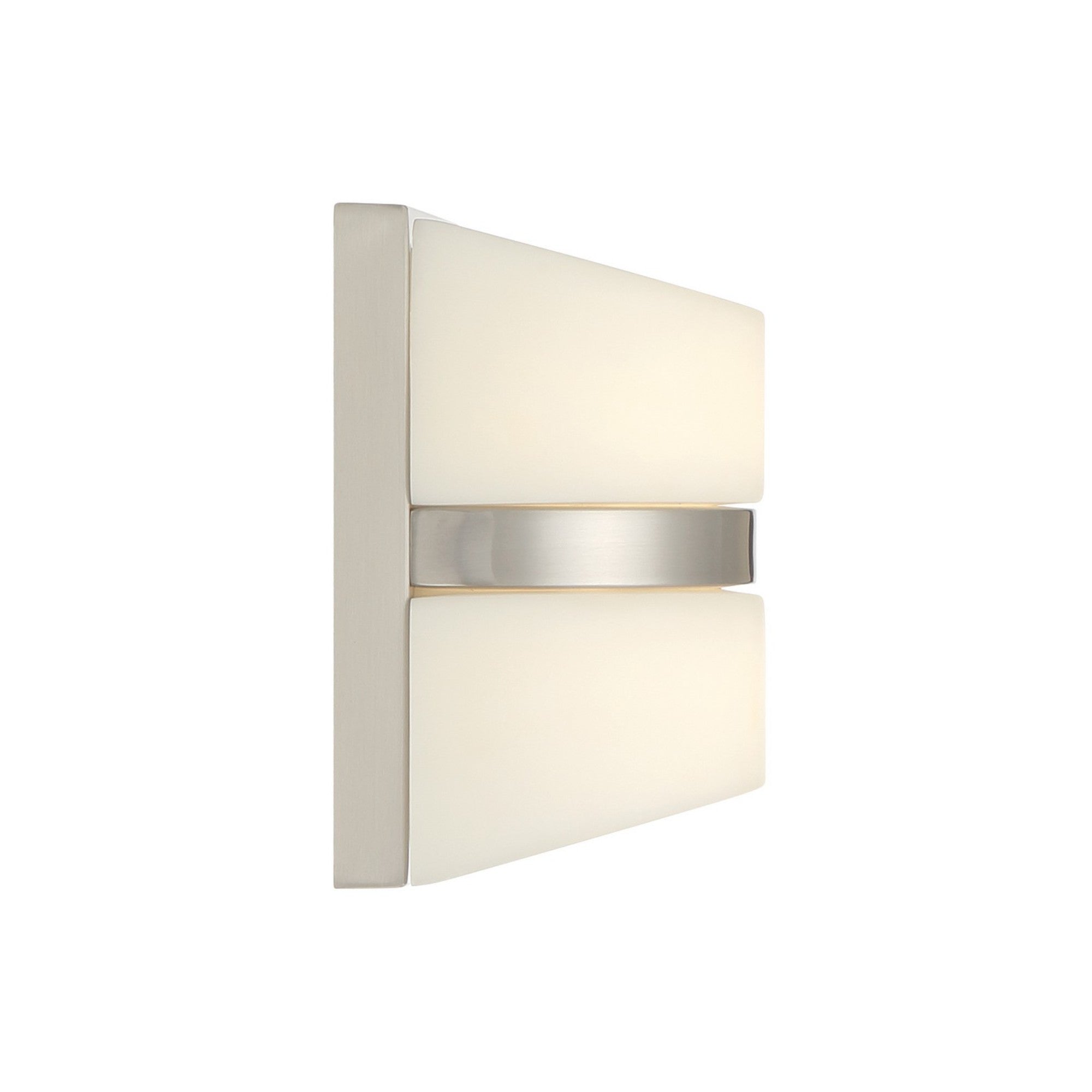 Velaux 7" LED Wall Sconce, Brushed Nickel Finish - Bees Lighting