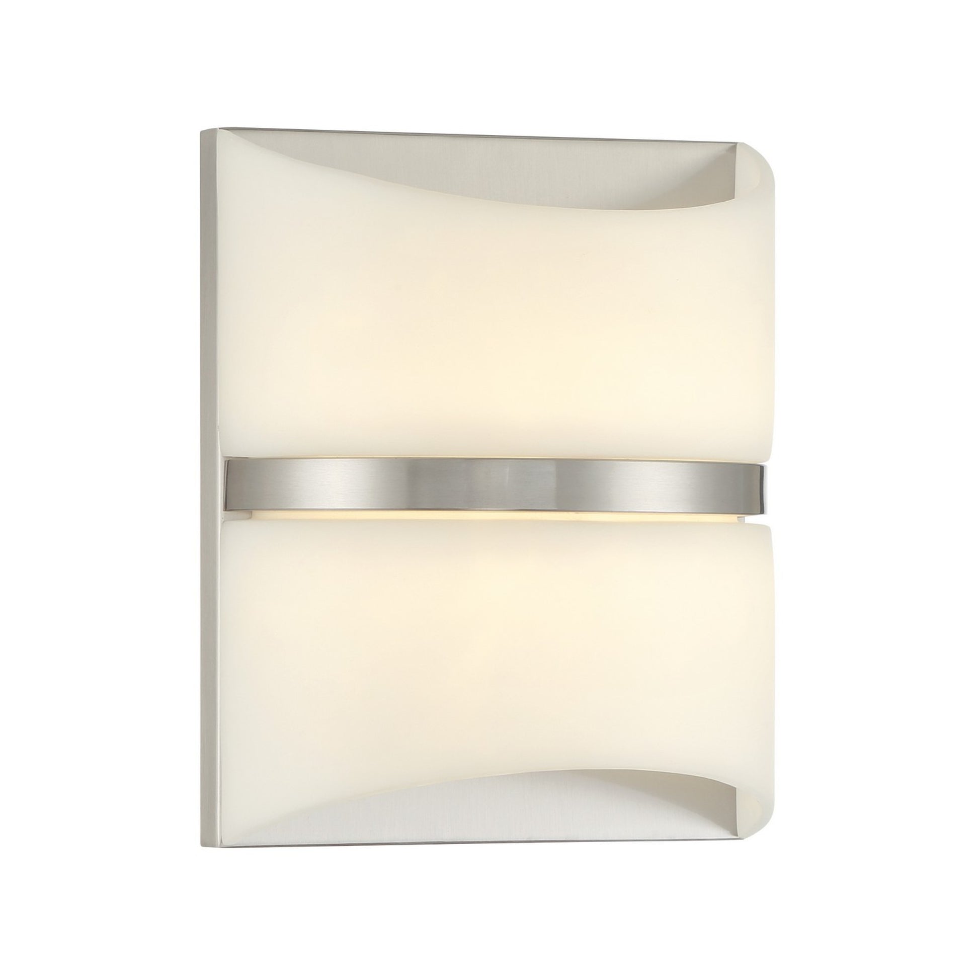 Velaux 11" LED Wall Sconce, Brushed Nickel Finish - Bees Lighting