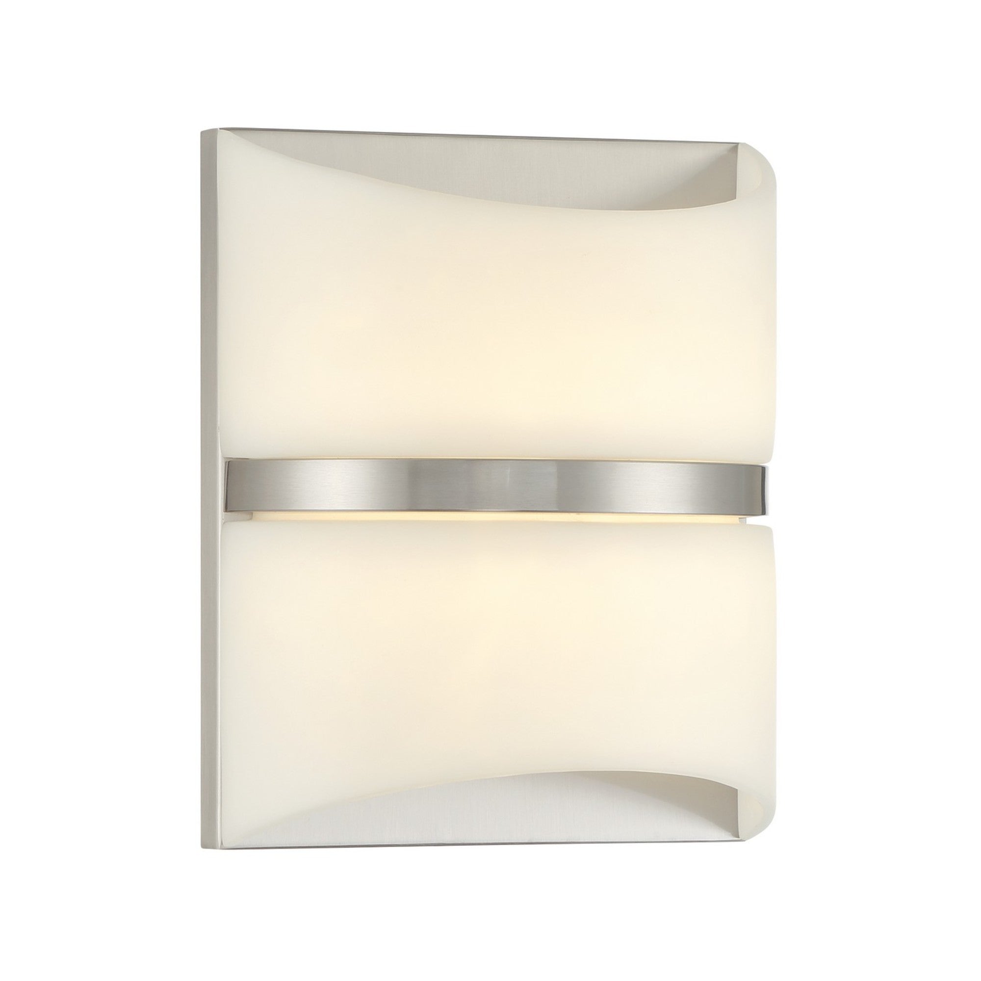 Velaux 11" LED Wall Sconce, Brushed Nickel Finish - Bees Lighting