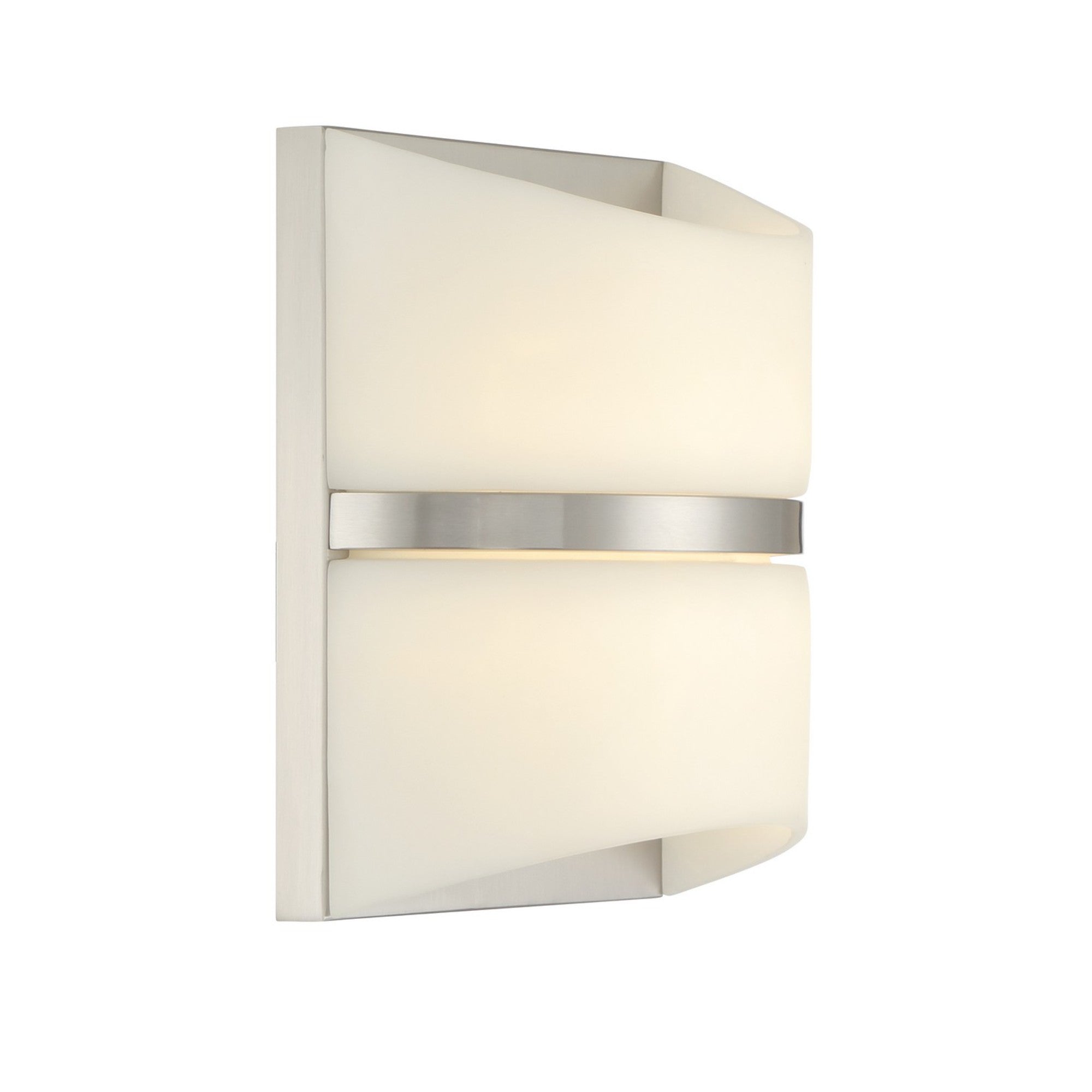 Velaux 11" LED Wall Sconce, Brushed Nickel Finish - Bees Lighting