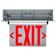 Satco|Nuvo LED Edge-Lit Exit Sign - Bees Lighting