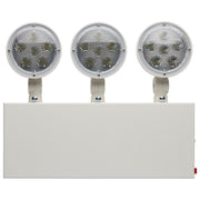 LED Emergency Light, 330 Lumens, Wall Mount, White