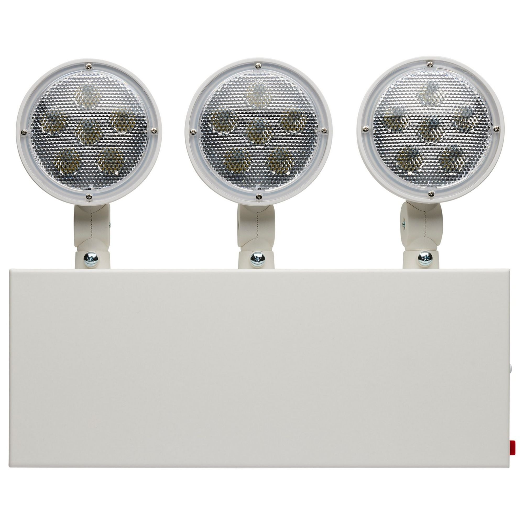 LED Emergency Light, 330 Lumens, Wall Mount, White
