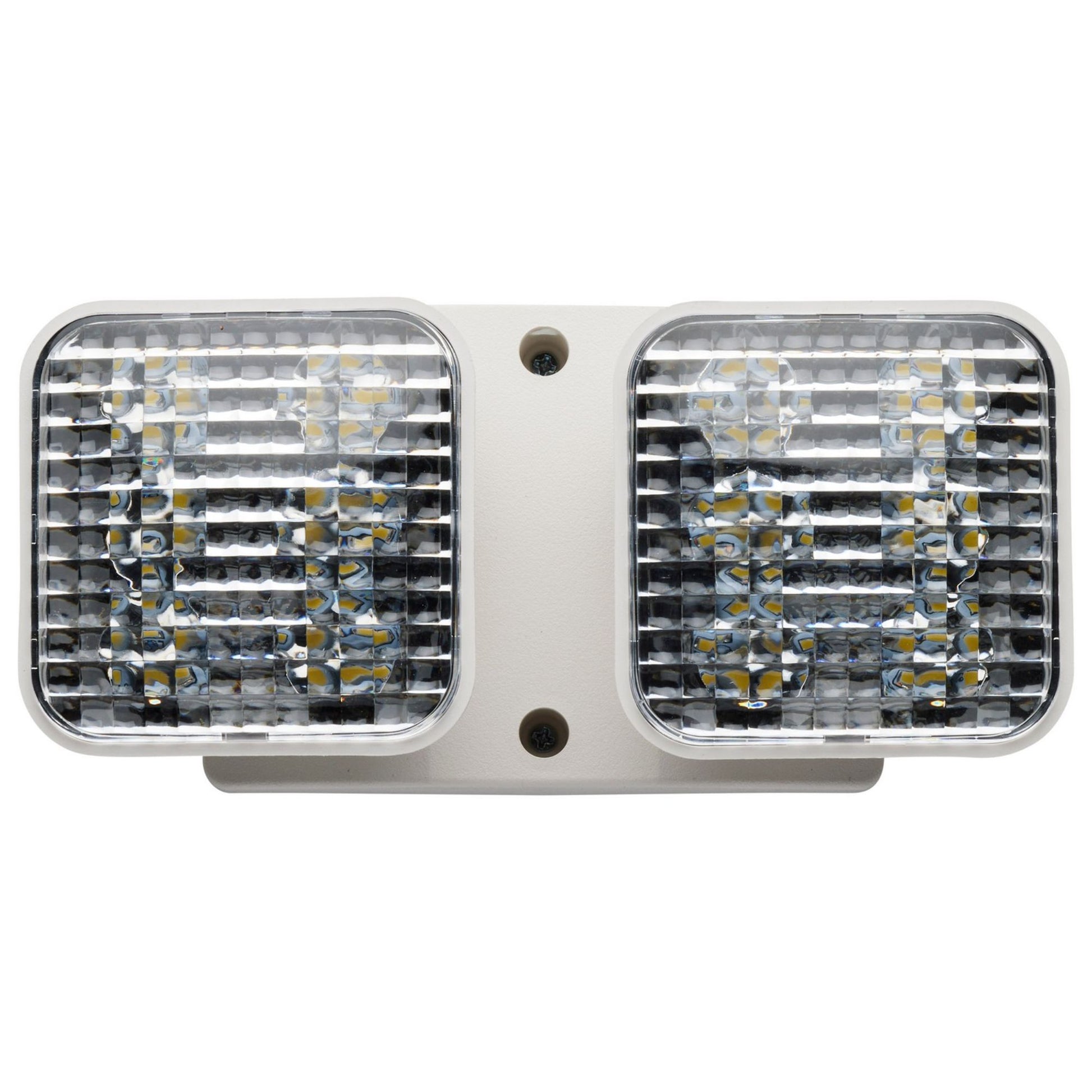 Dual Head Remote LED Emergency Light, White - Bees Lighting