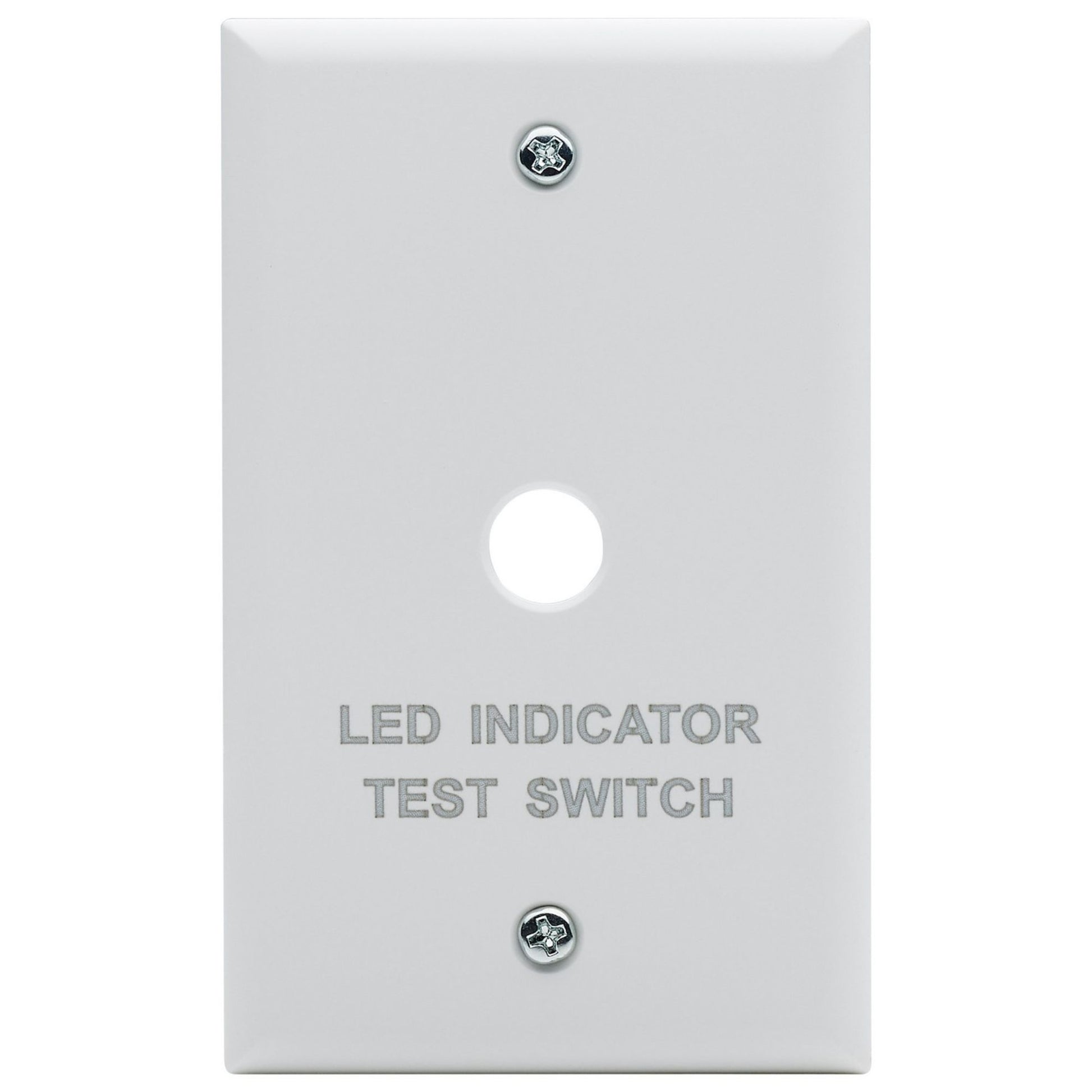 Emergency Remote Test Switch, Single Gang Plate, White Finish - Bees Lighting