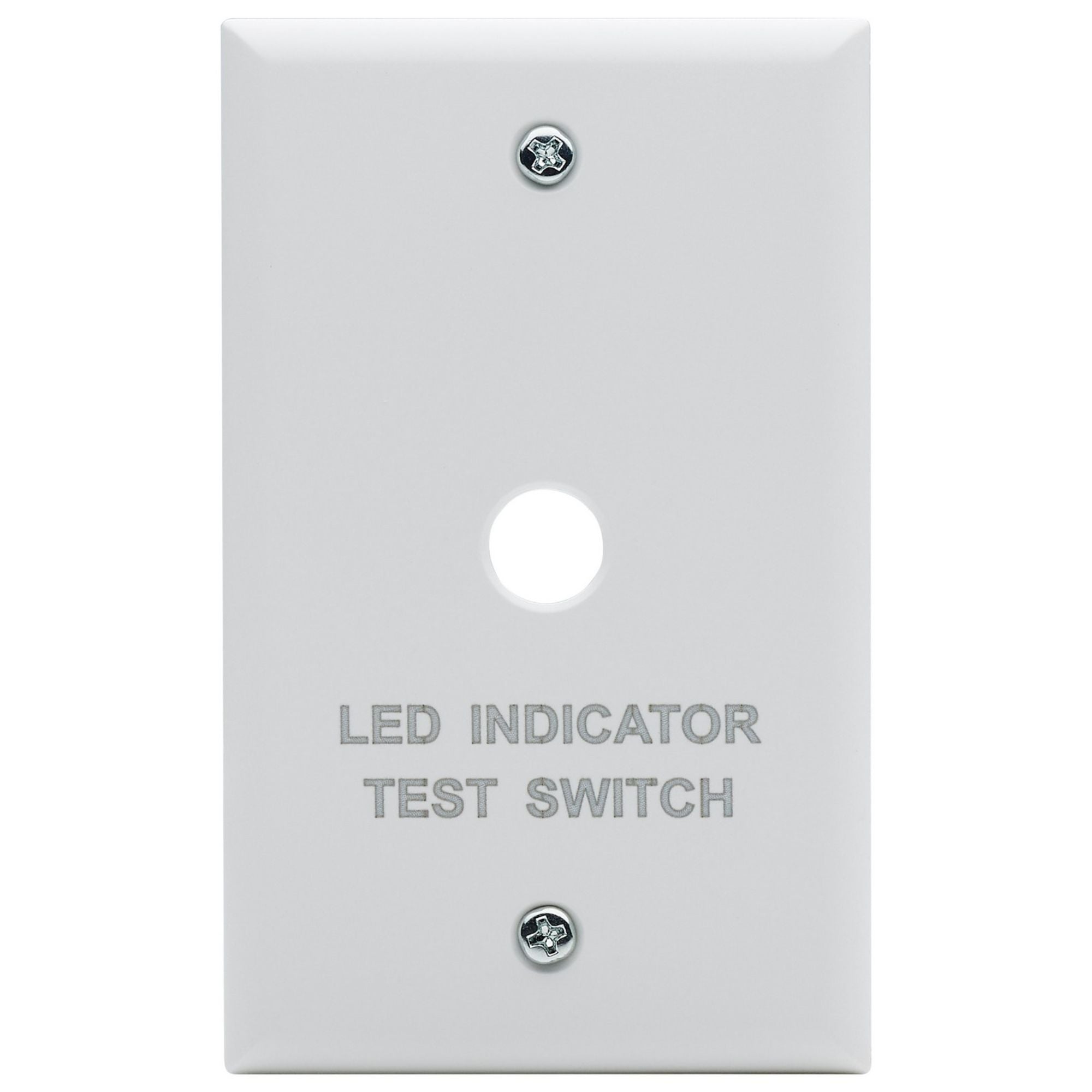 Emergency Remote Test Switch, Single Gang Plate, White Finish - Bees Lighting
