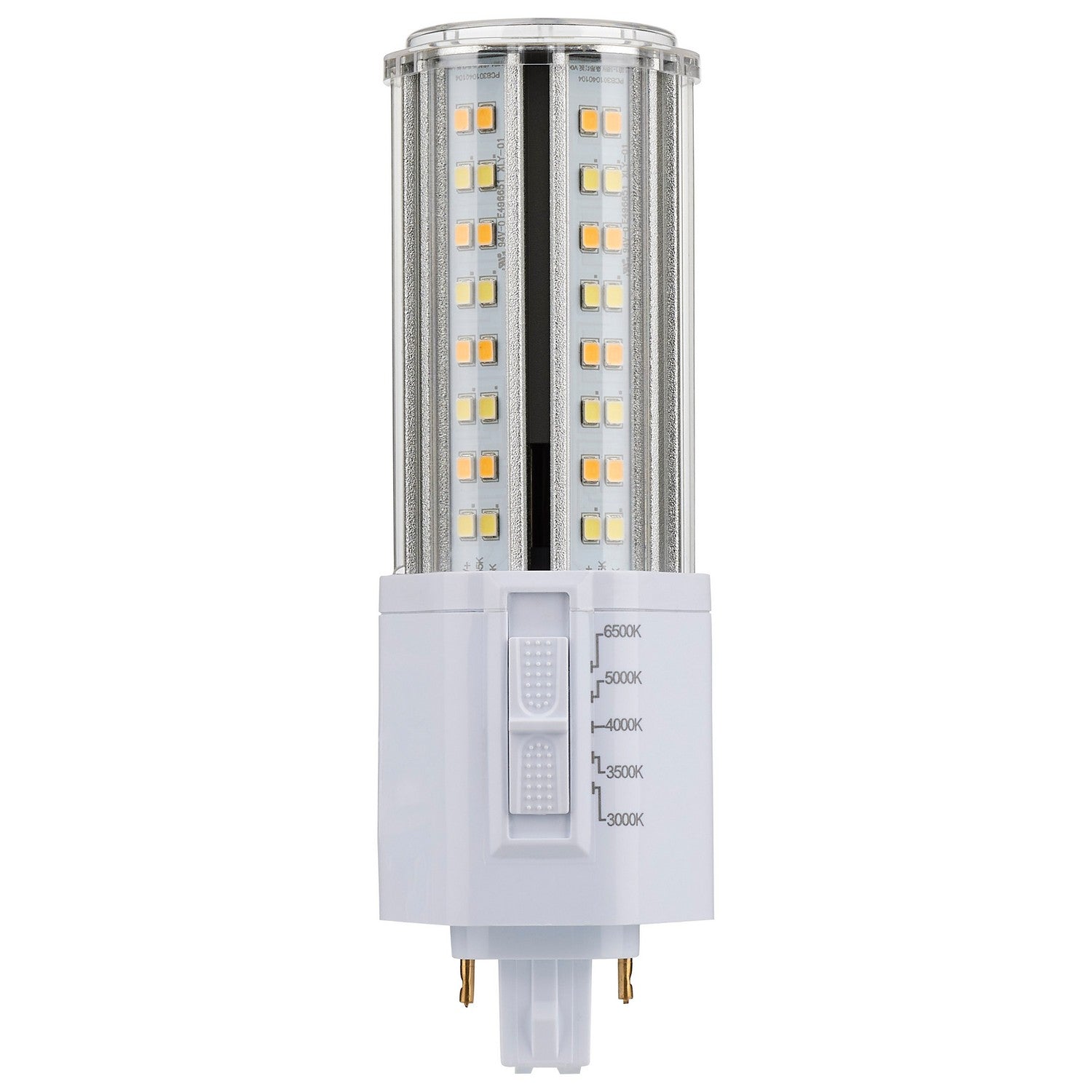 2 pin PL LED Bulb, 22W, High Lumen 2860lm, Ballast Bypass, 3000K to 6500K, G24d Base - Bees Lighting