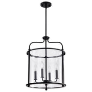 Yorktown 16 in. 4 Lights Pendant Light, Clear Glass - Bees Lighting