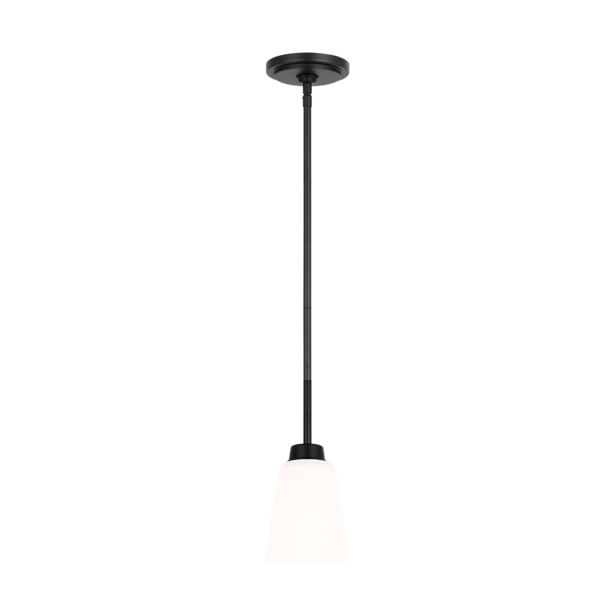Kerrville 4" Mini Pendant, Midnight Black Finish - Bees Lighting