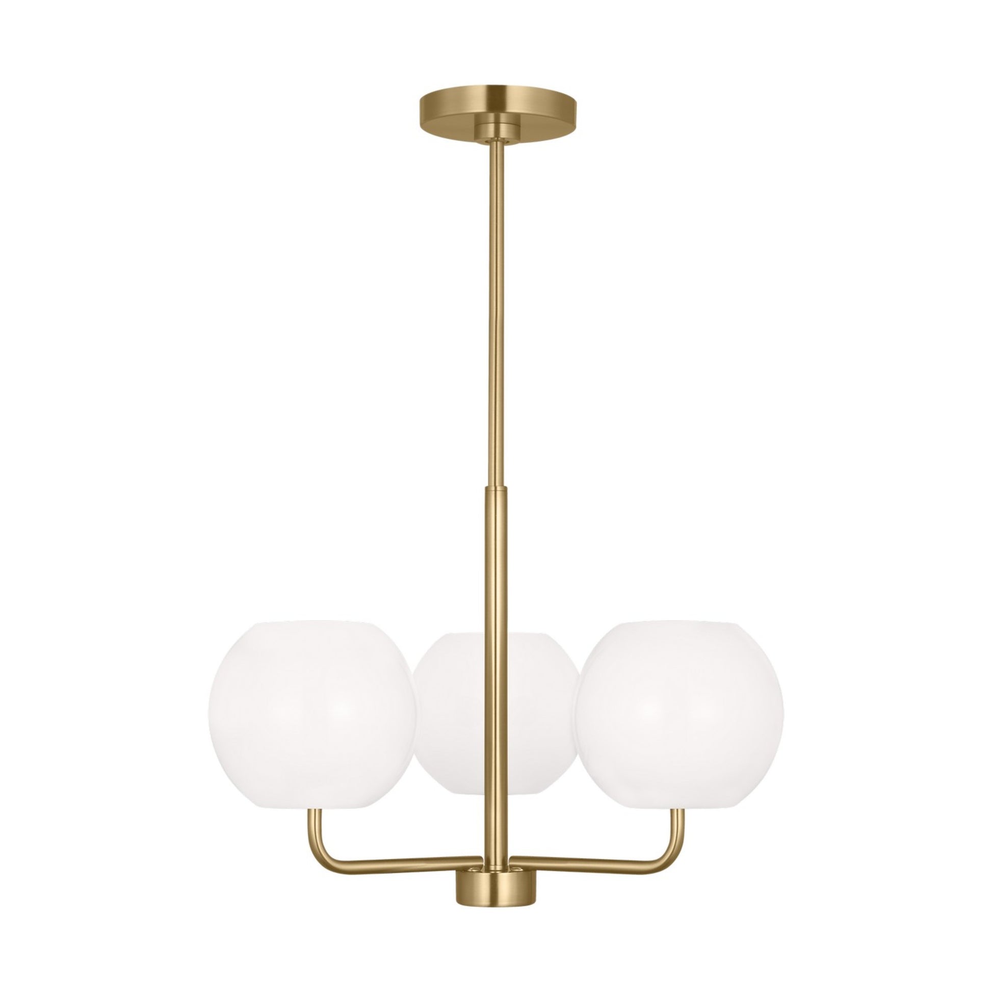 Rory 21" 3-Light Small Chandelier, Satin Bronze Finish - Bees Lighting