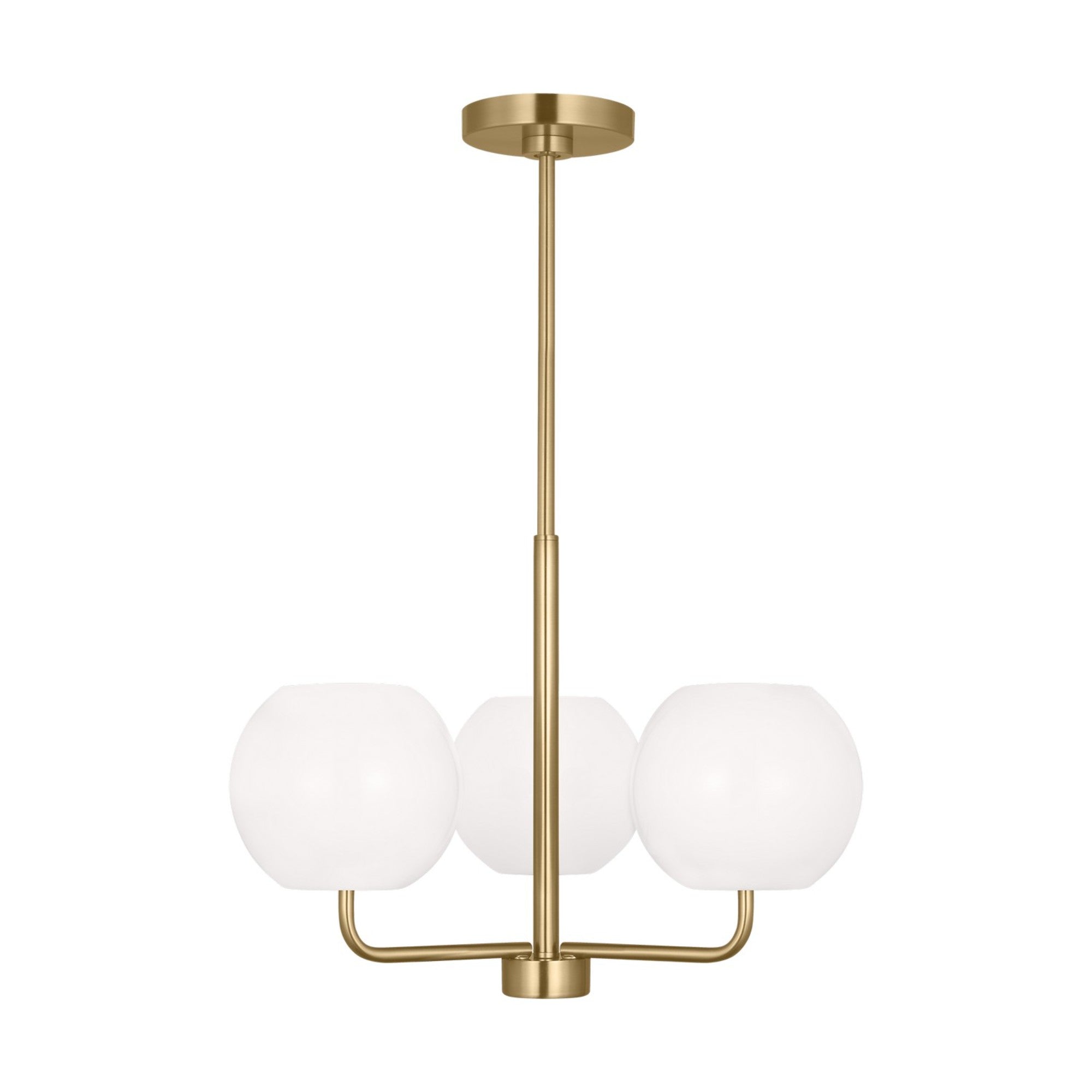 Rory 21" 3-Light Small Chandelier, Satin Bronze Finish - Bees Lighting