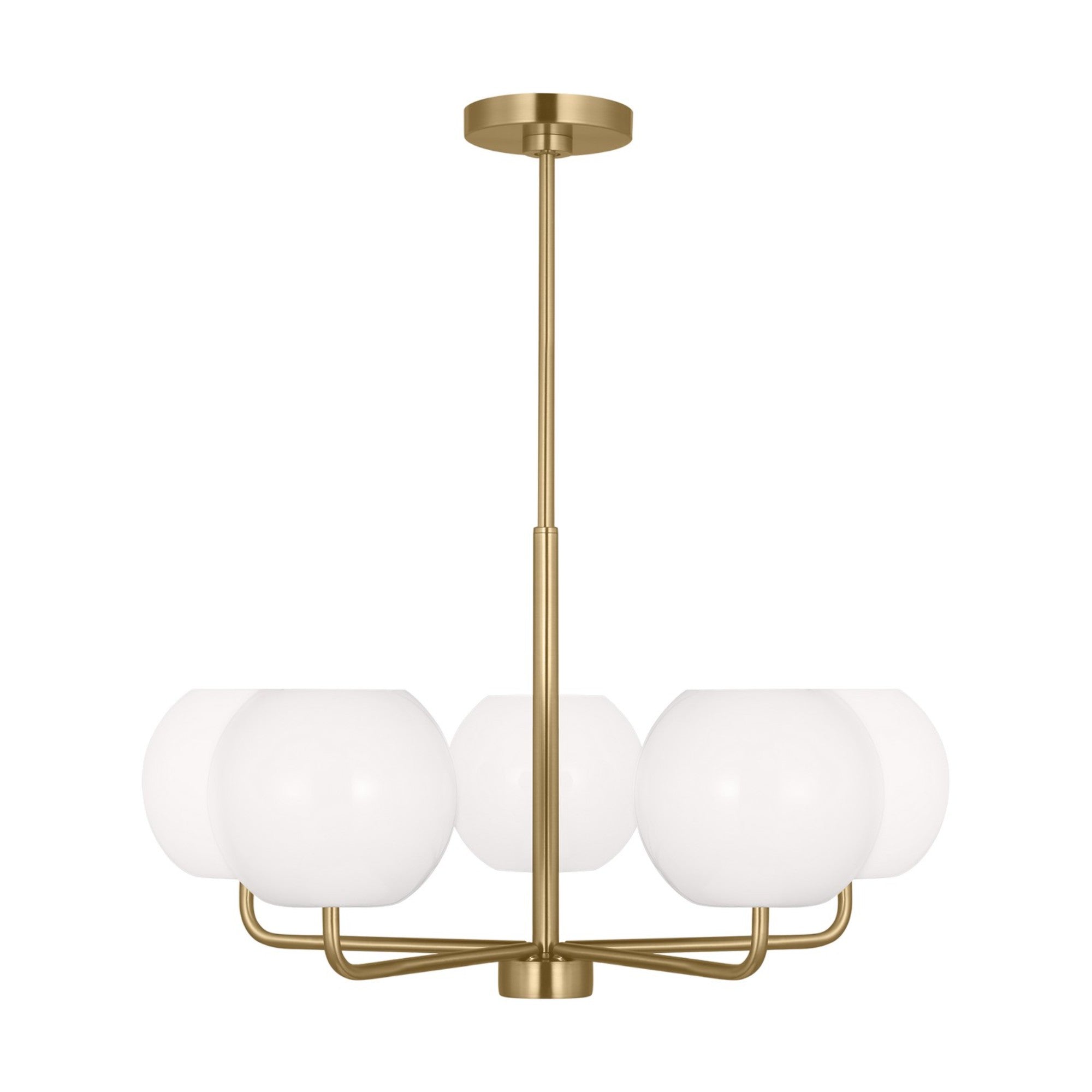 Rory 27" 5-Light Medium Chandelier, Satin Bronze Finish - Bees Lighting