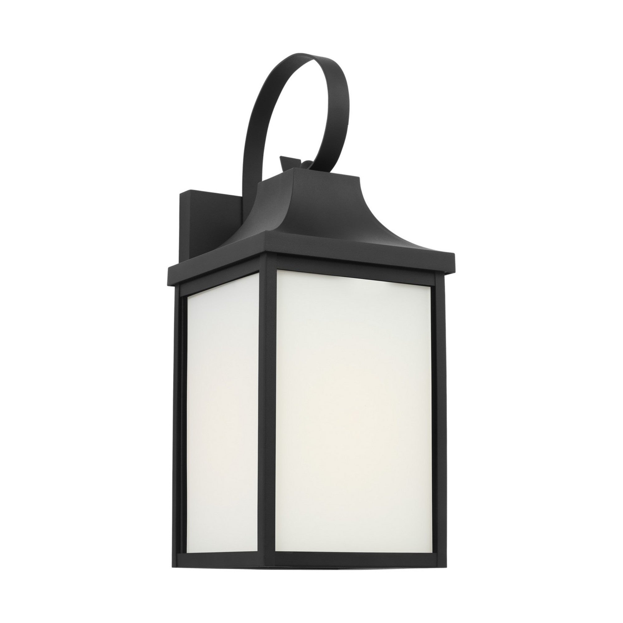 Say brook 17" Medium Pendant, Textured Black Finish - Bees Lighting