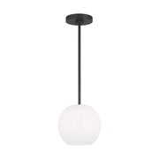 Rory 8" Mini Pendant, Midnight Black Finish - Bees Lighting