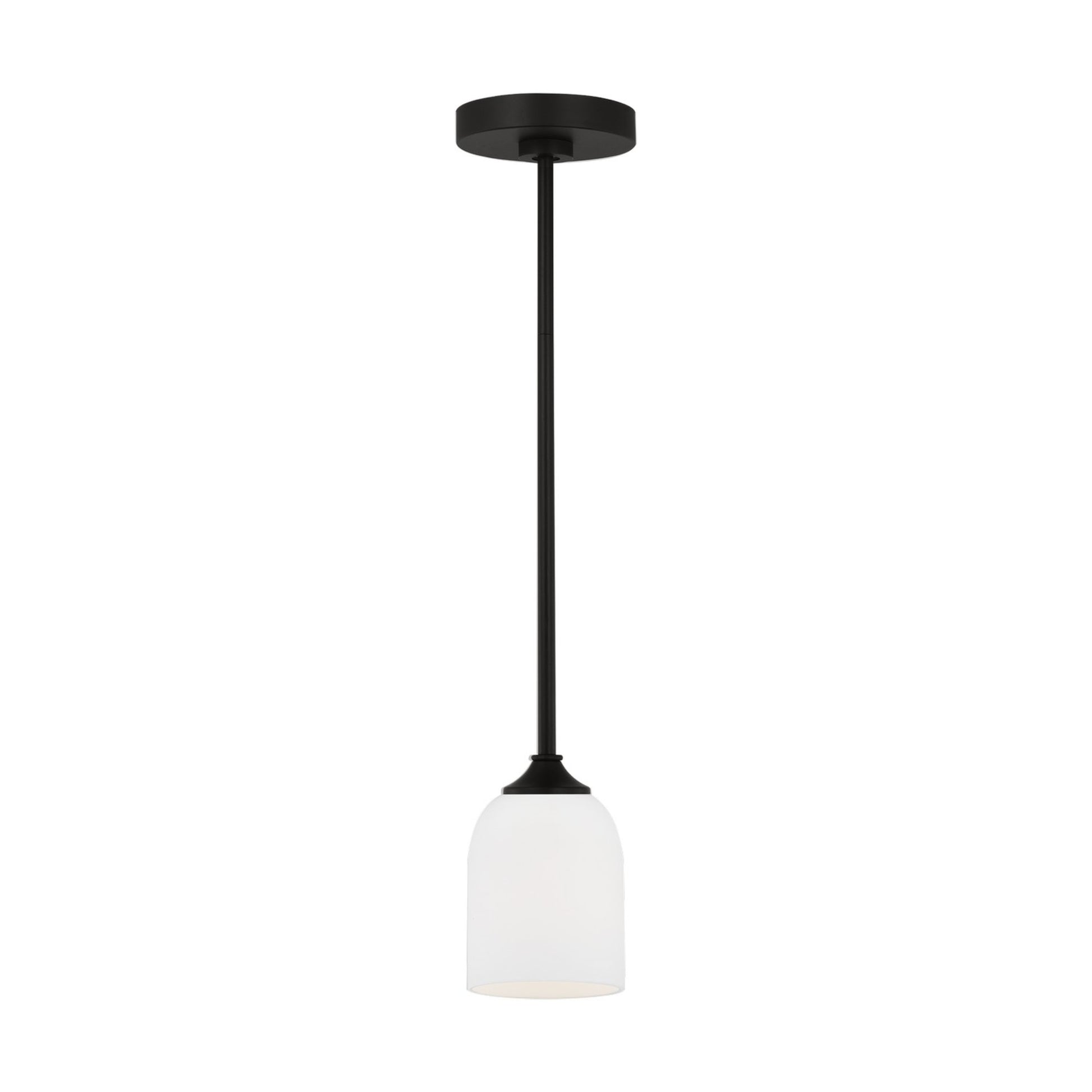 Emile 4" Mini Pendant, Midnight Black Finish - Bees Lighting