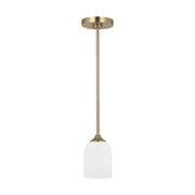 Emile 4" Mini Pendant, Satin Bronze Finish - Bees Lighting