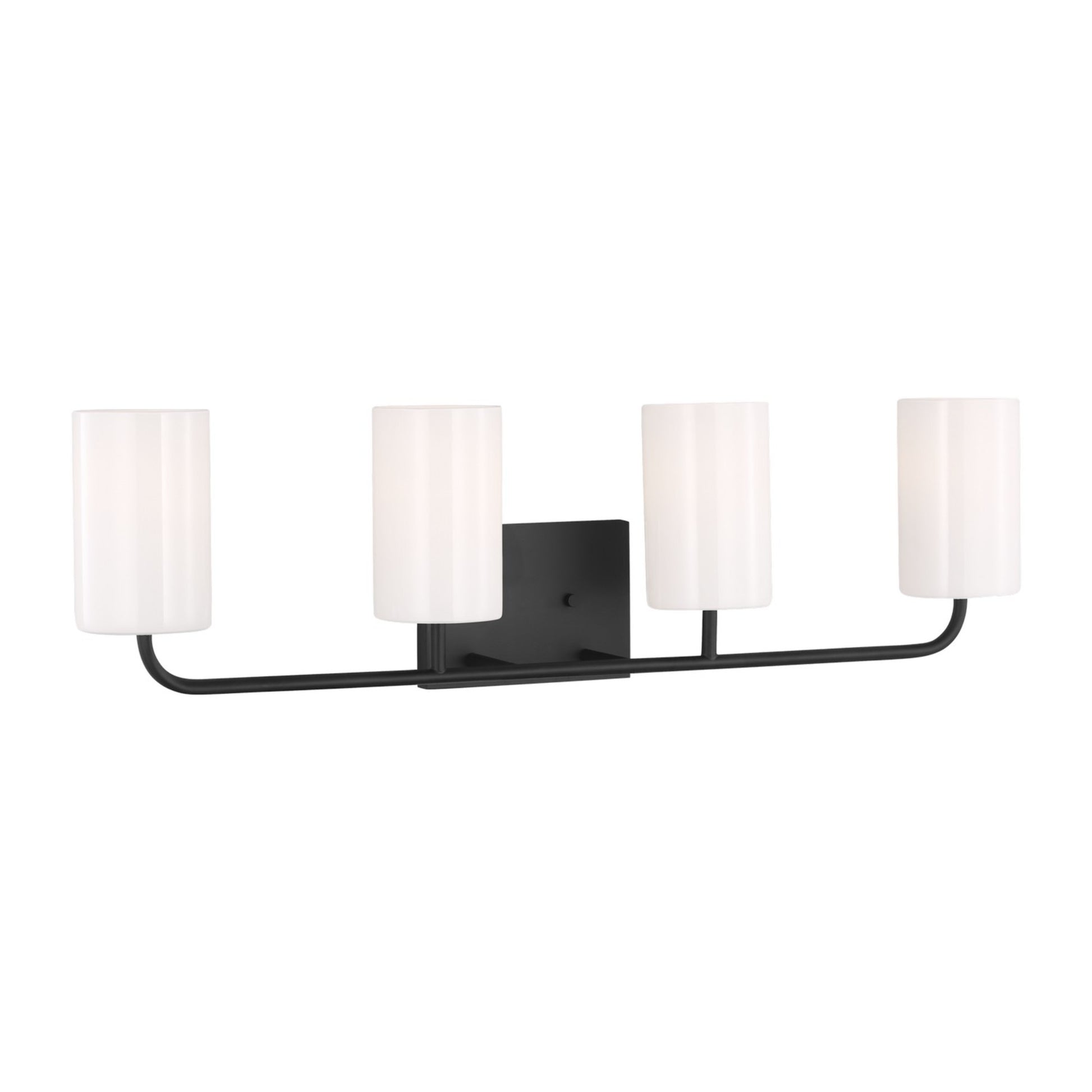 Rhett 31" 4-Light X-Large Bathroom Vanity, Midnight Black Finish - Bees Lighting