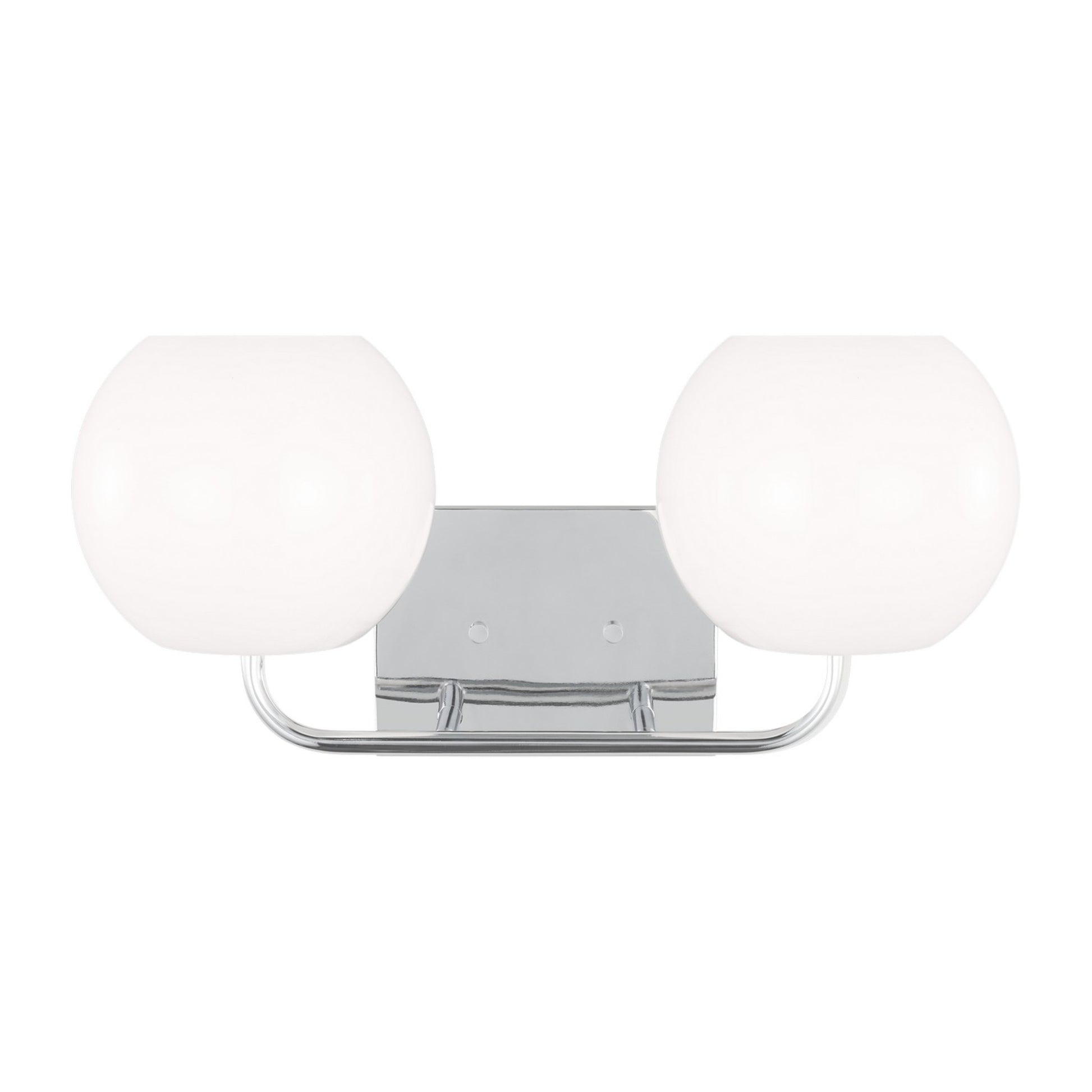 Rory 18" 2-Light Medium Bathroom Vanity, Chrome Finish - Bees Lighting