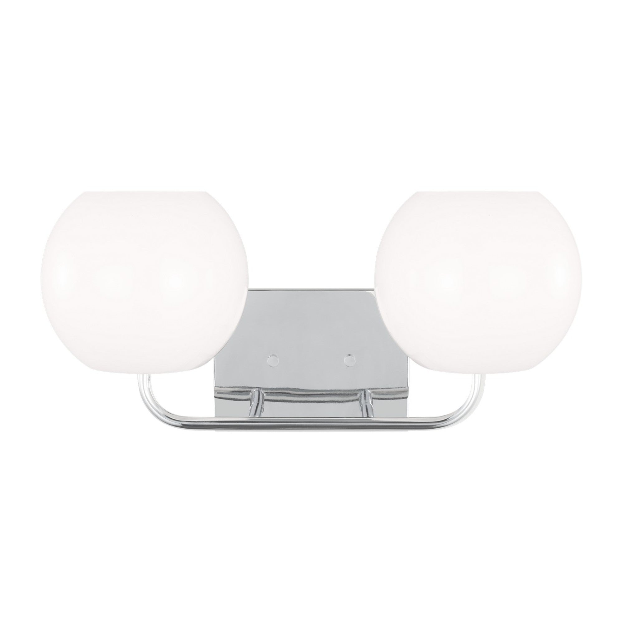 Rory 18" 2-Light Medium Bathroom Vanity, Chrome Finish