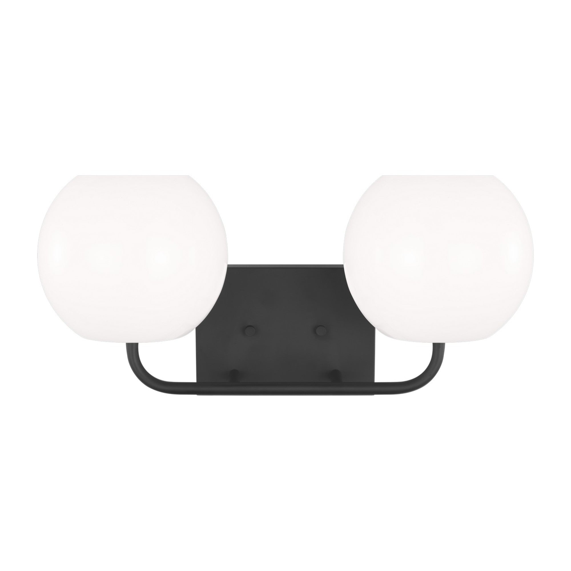Rory 18" 2-Light Medium Bathroom Vanity, Midnight Black Finish