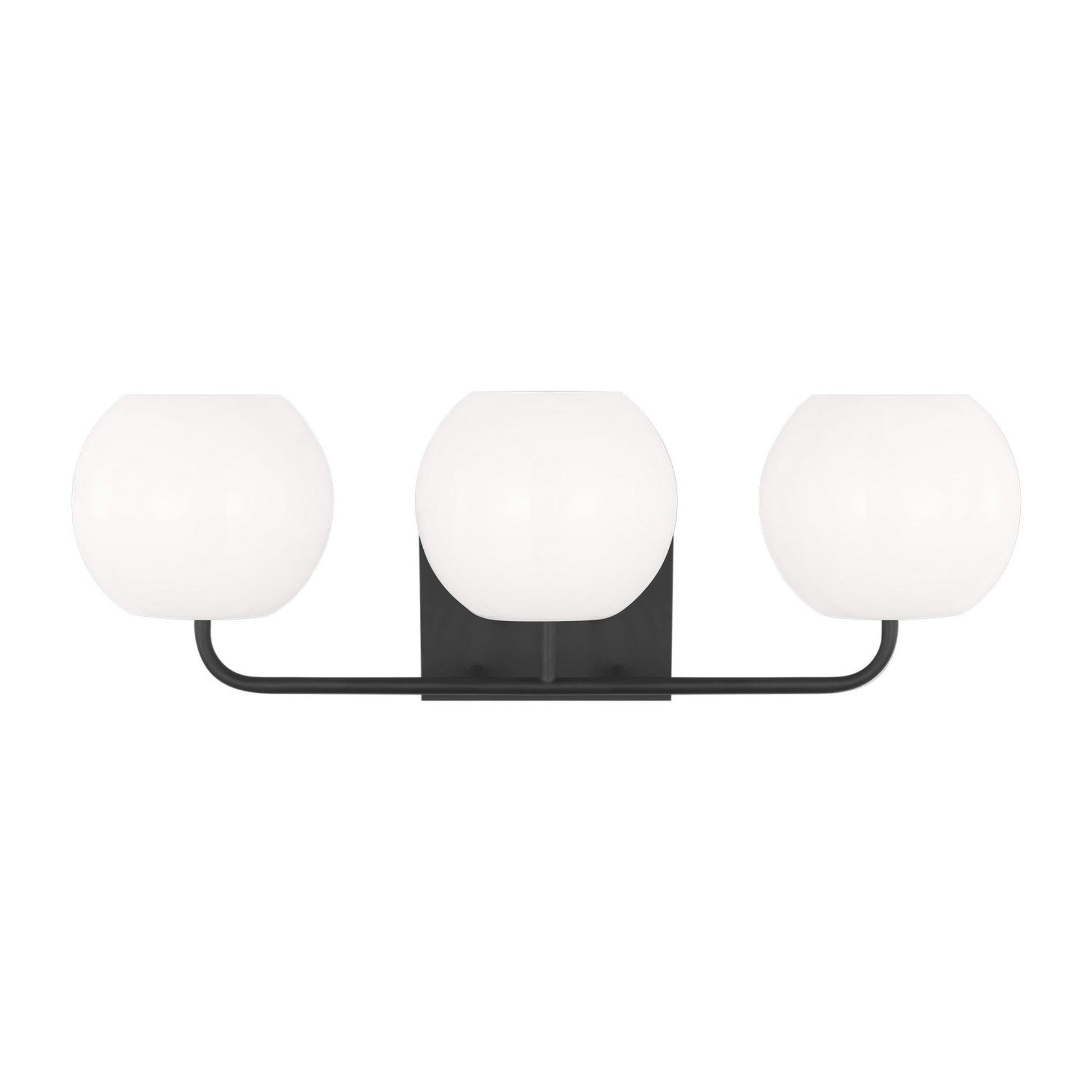 Rory 25" 3-Light Large Bathroom Vanity, Midnight Black Finish - Bees Lighting