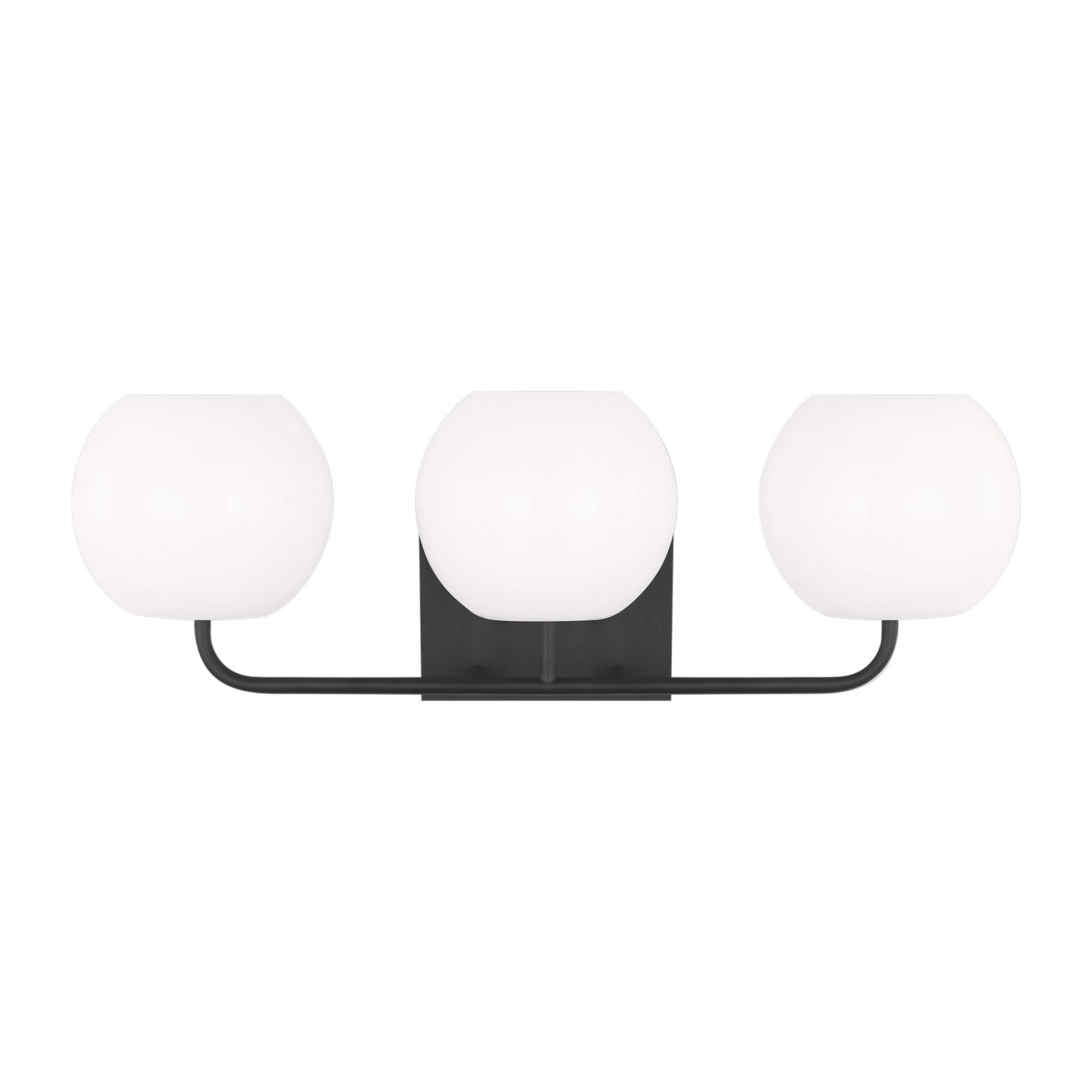 Rory 25" 3-Light Large Bathroom Vanity, Midnight Black Finish - Bees Lighting