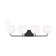 Rory 34" 4-Light X-Large Bathroom Vanity, Midnight Black Finish - Bees Lighting
