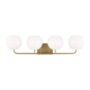 Rory 34" 4-Light X-Large Bathroom Vanity, Satin Bronze Finish - Bees Lighting