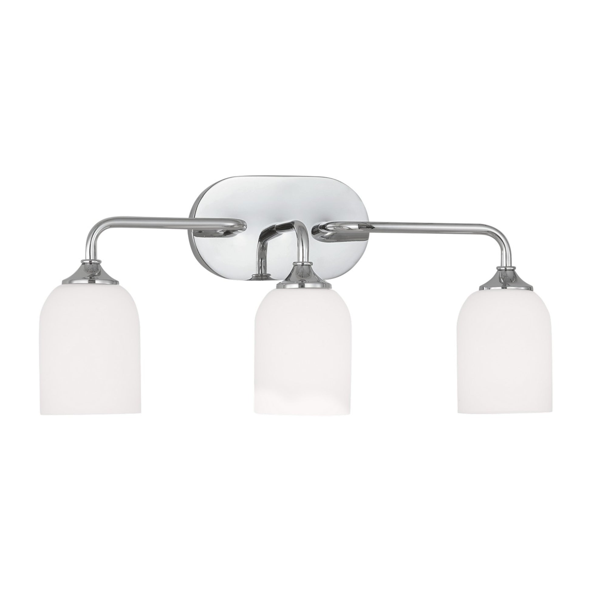 Emile 22" 3-Light Large Vanity, Chrome Finish - Bees Lighting