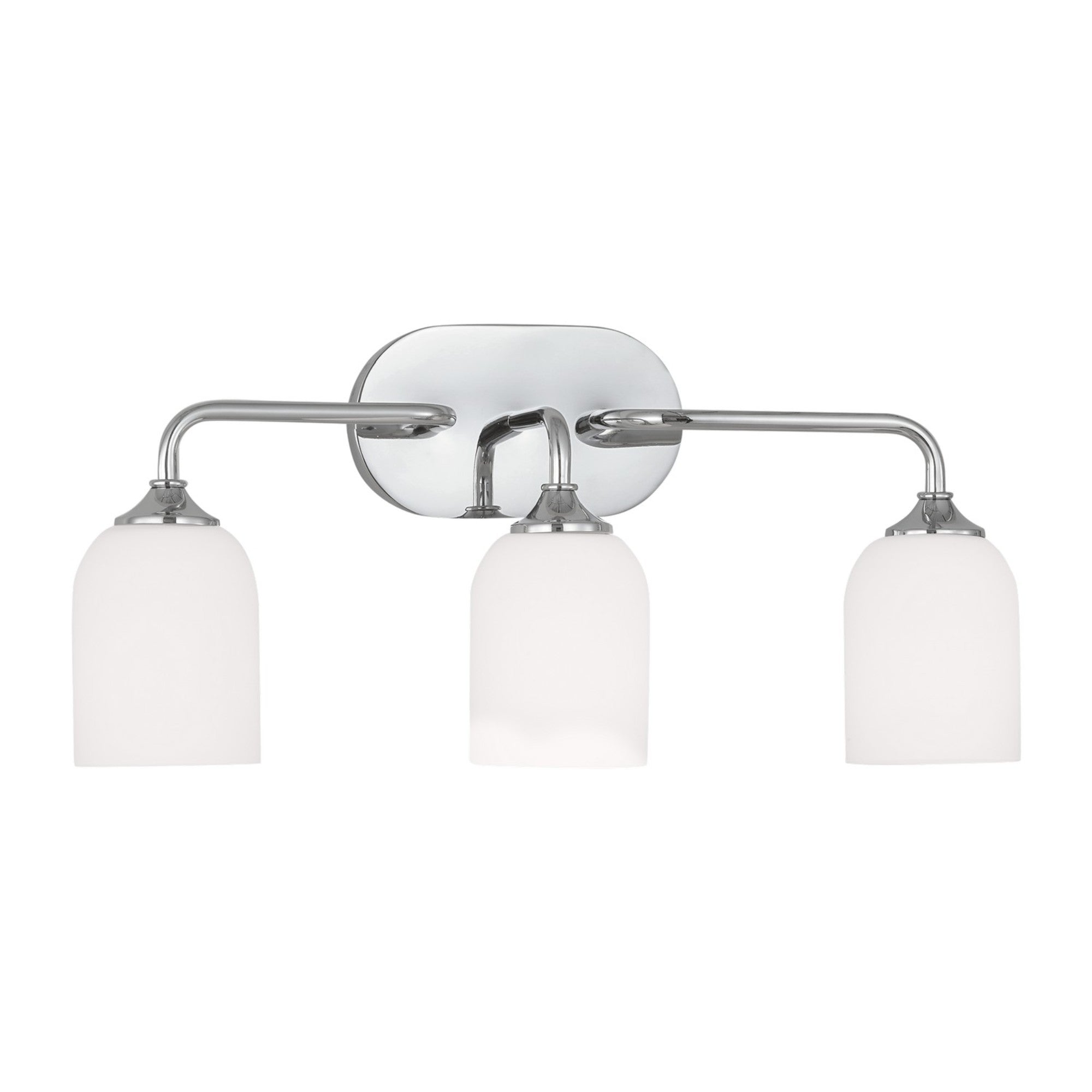 Emile 22" 3-Light Large Vanity, Chrome Finish - Bees Lighting