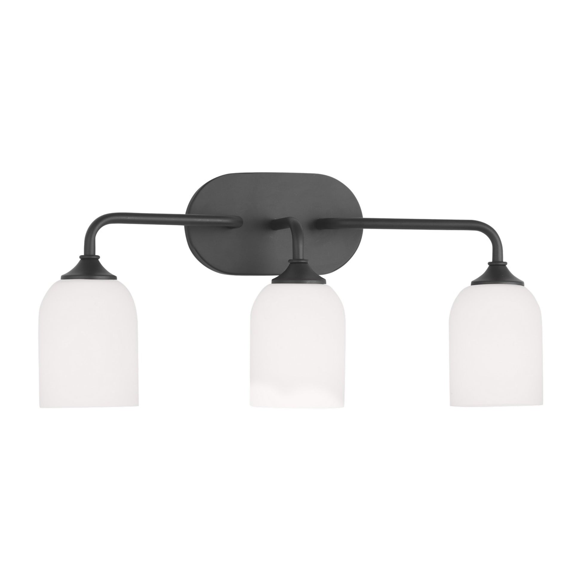 Emile 22" 3-Light Large Vanity, Midnight Black Finish - Bees Lighting