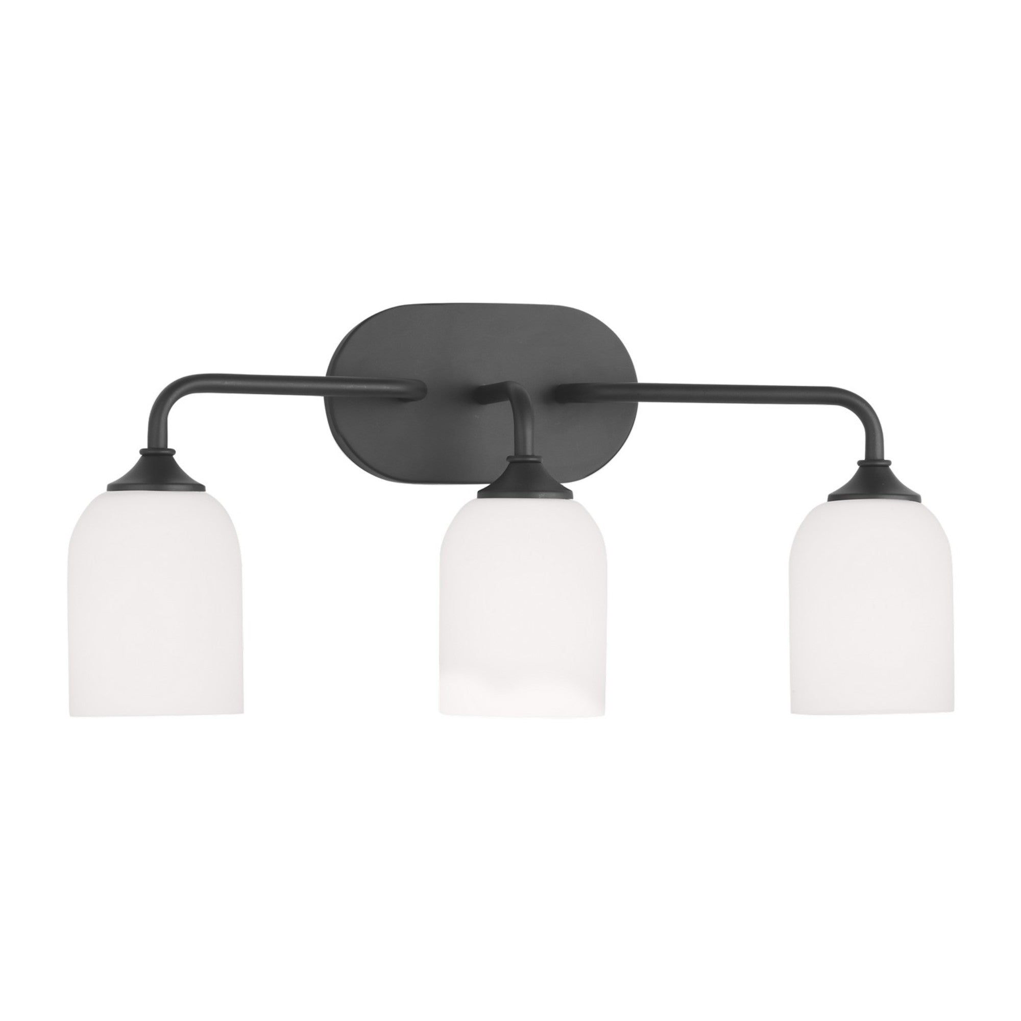 Emile 22" 3-Light Large Vanity, Midnight Black Finish - Bees Lighting