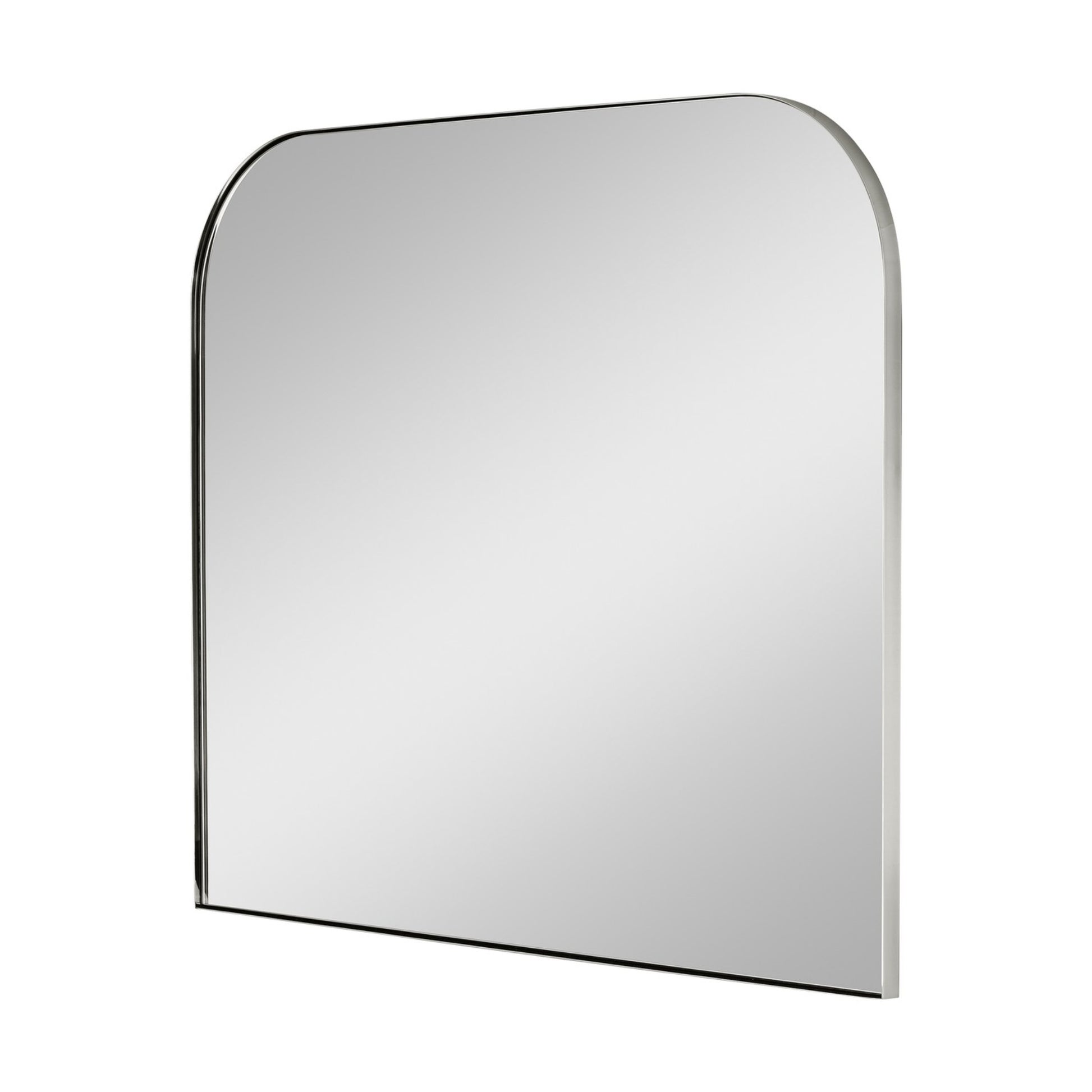 Planer 42" x 36" Wide Mirror, Polished Nickel Finish - Bees Lighting