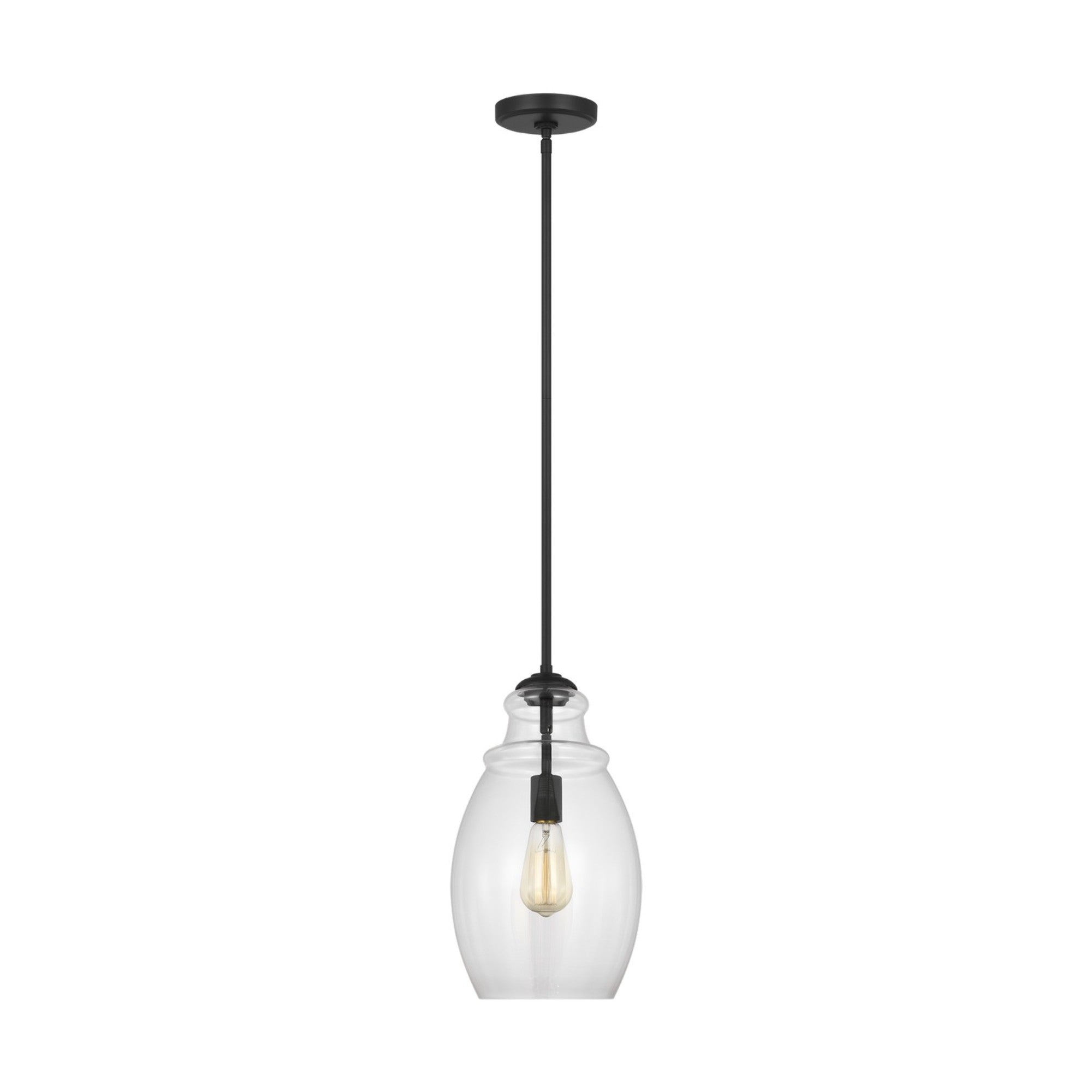 Marino 9" Pendant, Midnight Black Finish - Bees Lighting