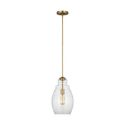 Marino 9" Pendant, Satin Brass Finish - Bees Lighting