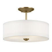 Shailene Round Semi Flush Ceiling Light - Bees Lighting