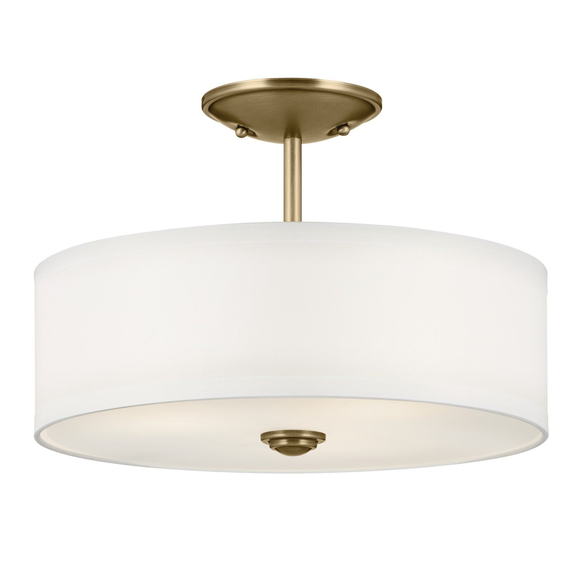 Shailene Round Semi Flush Ceiling Light - Bees Lighting