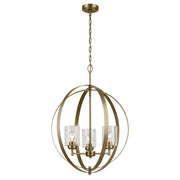 Winslow 31" 3-Light Globe Chandelier - Bees Lighting