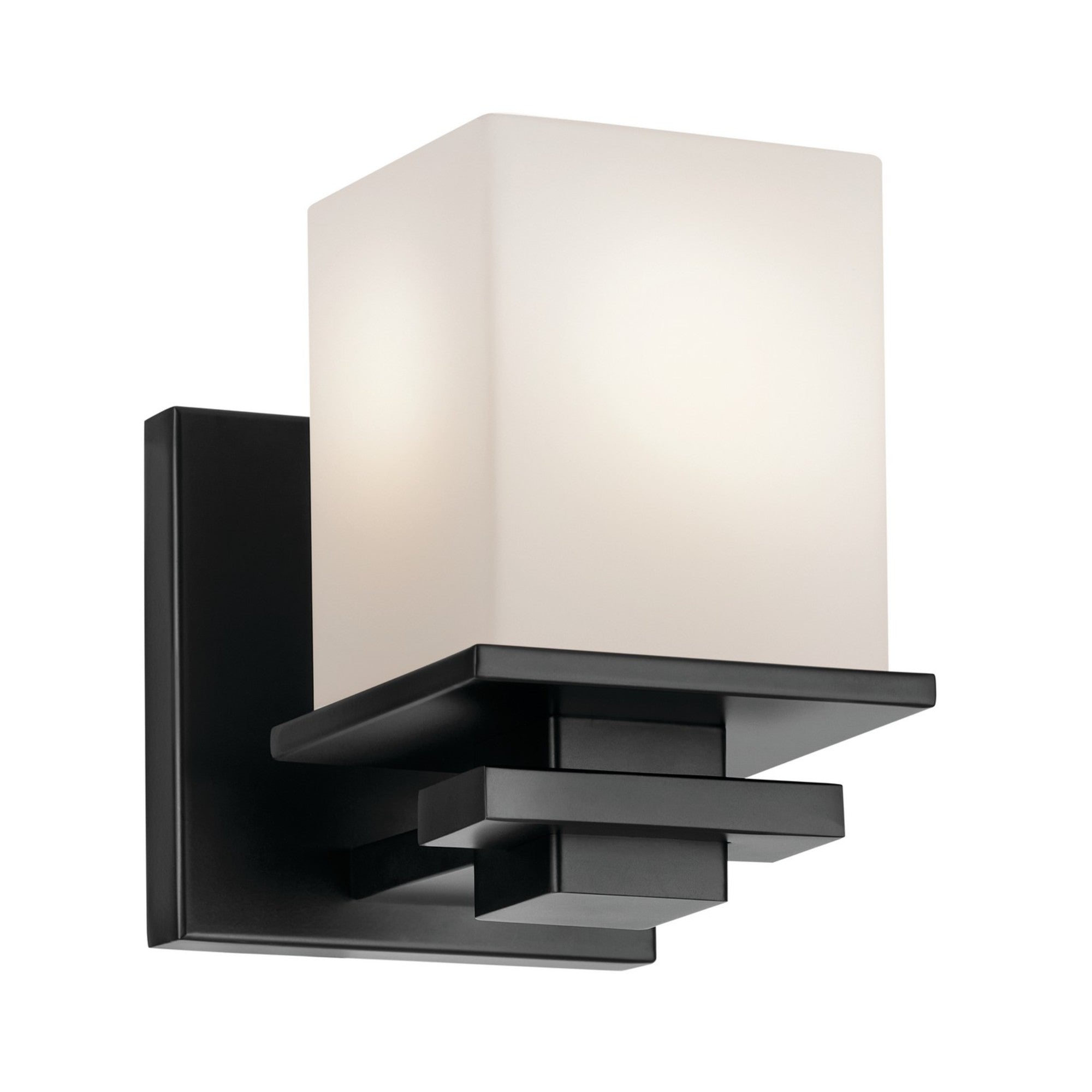 Tully 5" Wall Sconce, Black Finish - Bees Lighting
