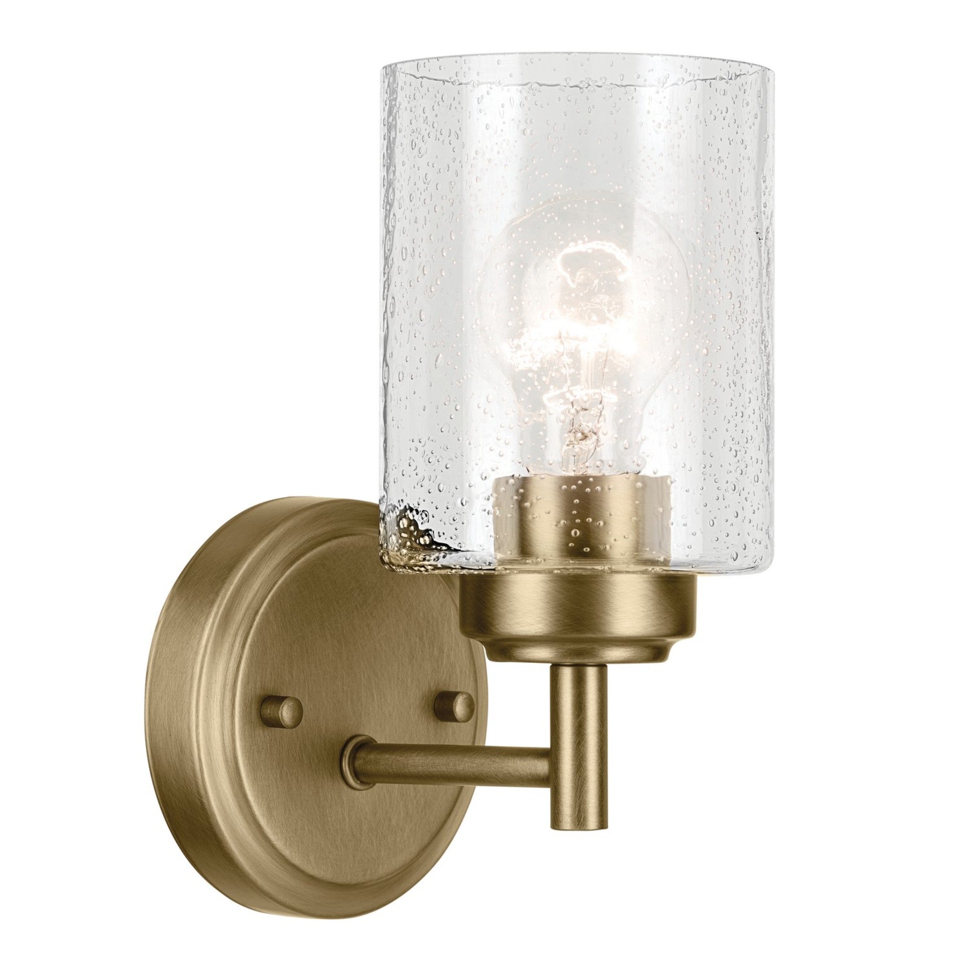 Winslow 5" Wall Sconce, Natural Brass Finish - Bees Lighting