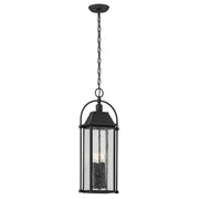 Harbor Row 26" 4-Light Outdoor Pendant, Textured Black Finish - Bees Lighting